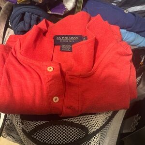 U.S. Polo Assn. Vibrant Red Polo Shirt